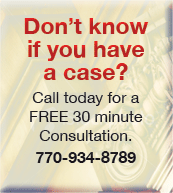 FREE 30 minute consultation. Call 770-934-8789